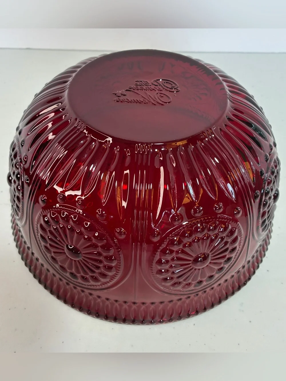 Pioneer Woman Glass Lg Serving Bowl Adeline 9